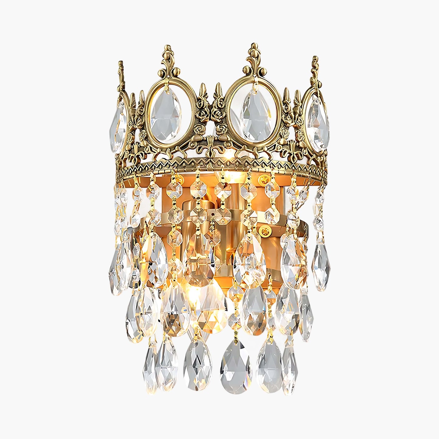 Crystal Vintage Metal Wall lamp