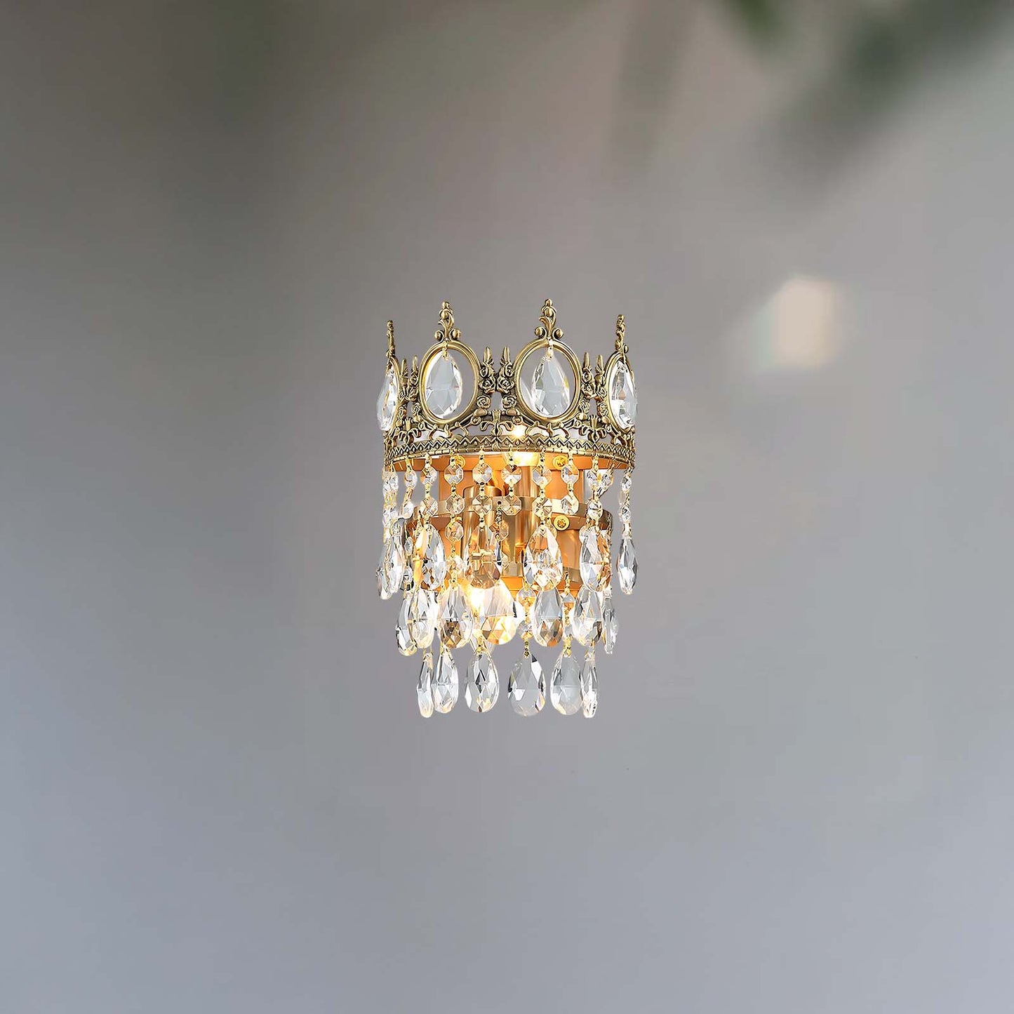 Crystal Vintage Metal Wall lamp