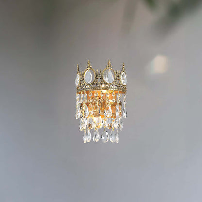 Crystal Vintage Metal Wall lamp