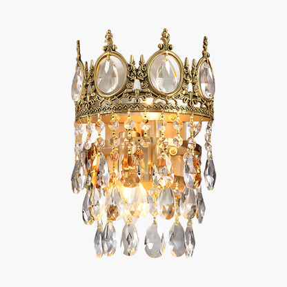 Crystal Vintage Metal Wall lamp