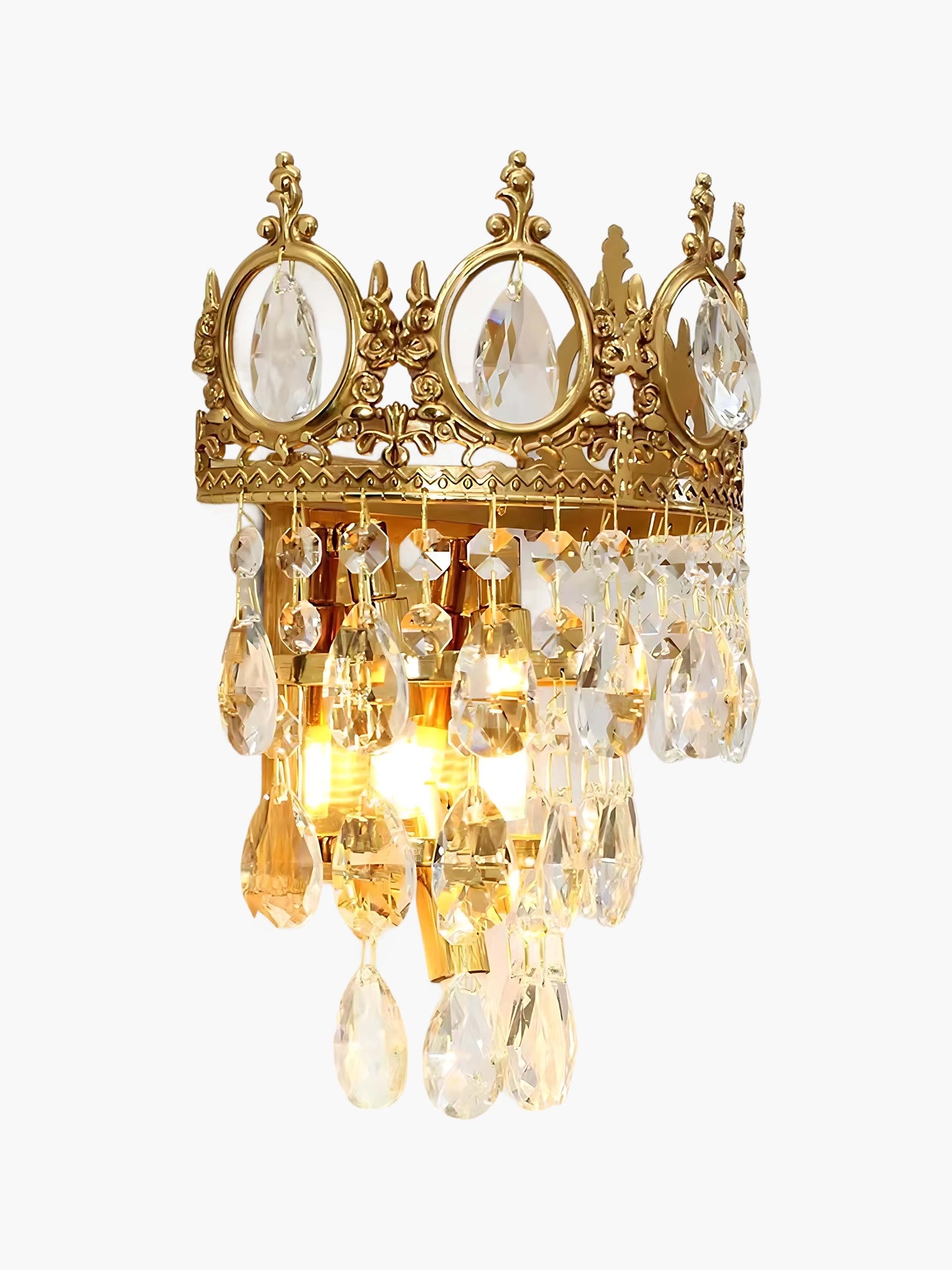 Crystal Vintage Metal Wall lamp