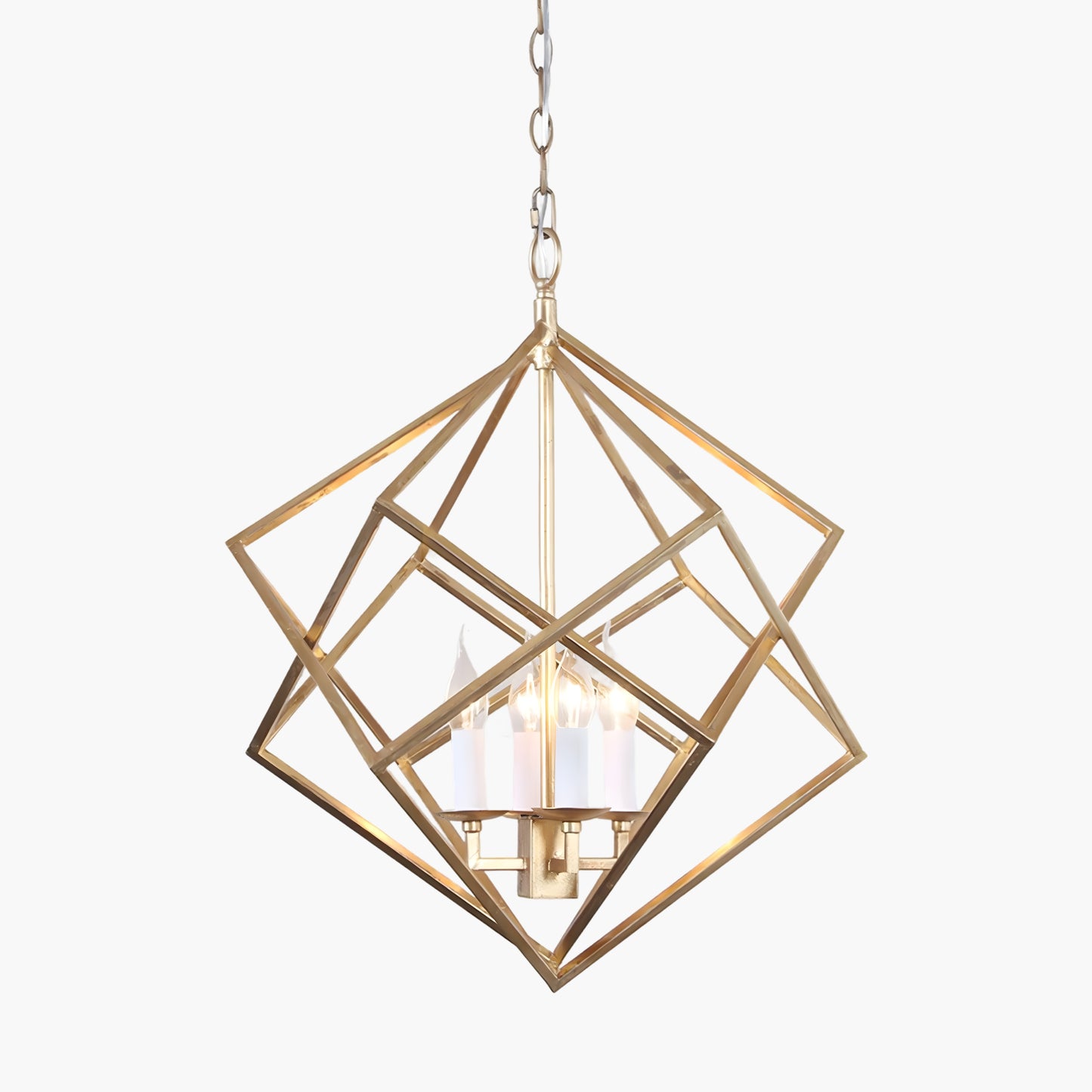 Voss Geometric Eclectic Metal Pendant Light