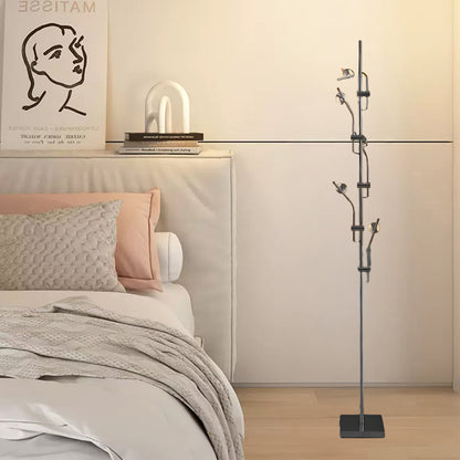 Wa Wa Eclectic Crystal Floor Lamp