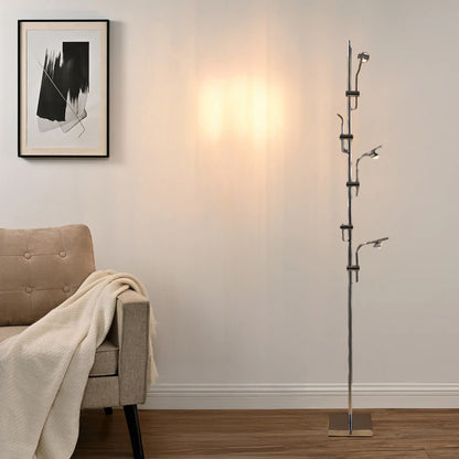 Wa Wa Eclectic Crystal Floor Lamp