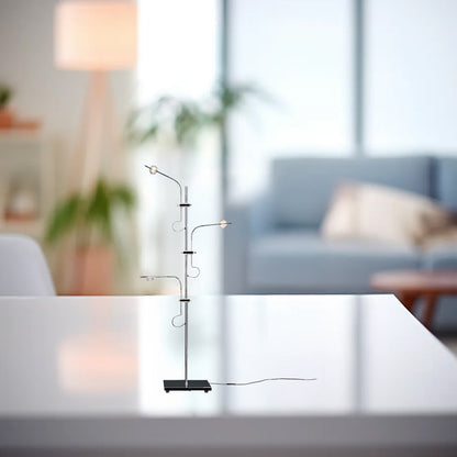 Wa Wa Eclectic Crystal Table Lamp