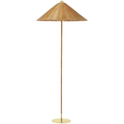 Wabi-Sabi Bamboo Bedside Floor Lamp