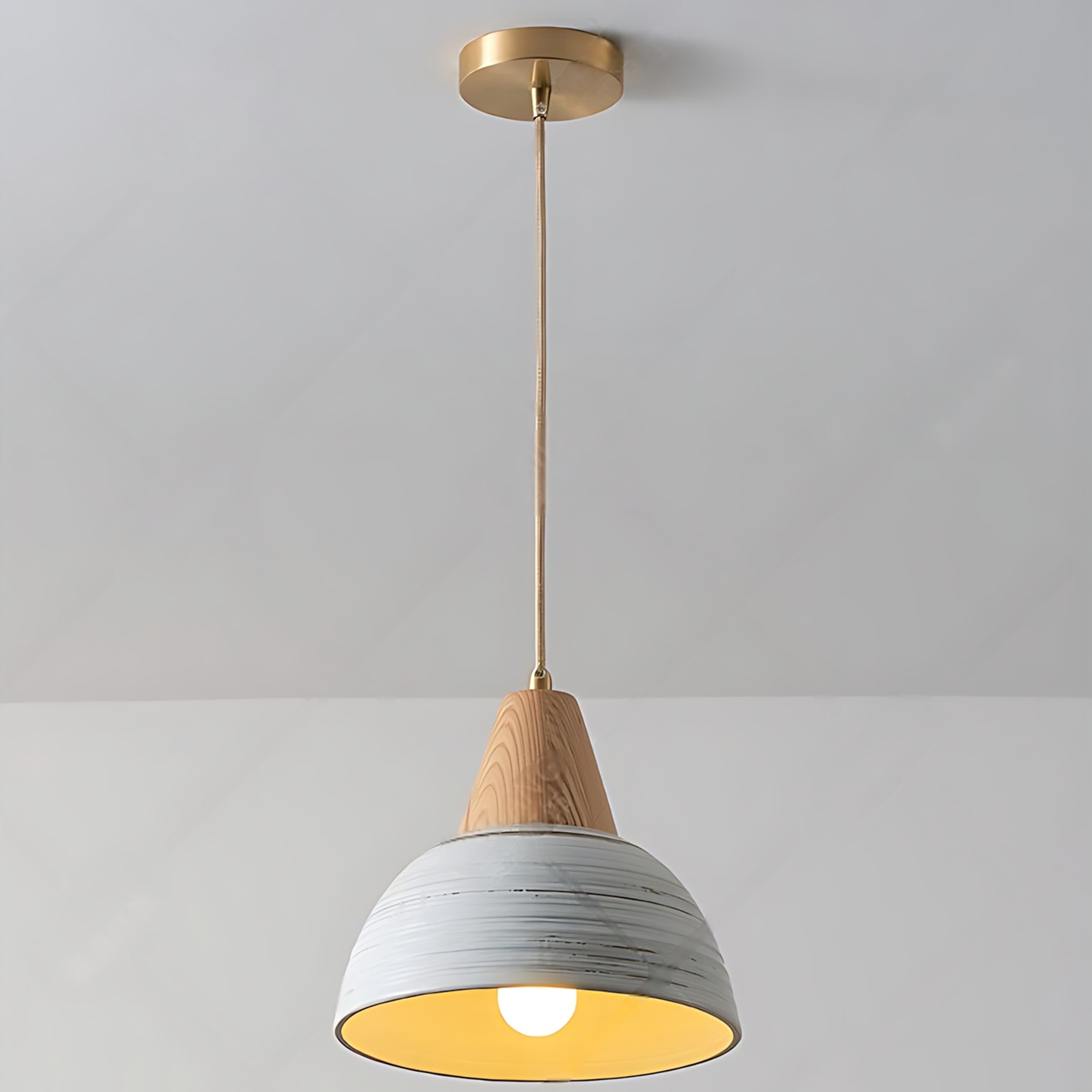 Wabi-Sabi Ceramic Bar Pendant Lamp