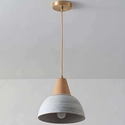 Wabi-Sabi Ceramic Bar Pendant Lamp