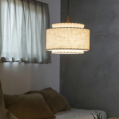 Wabi-Sabi Fabric Nook Chandelier