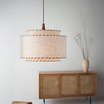 Wabi-Sabi Fabric Nook Chandelier