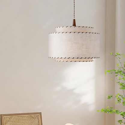 Wabi-Sabi Fabric Nook Chandelier