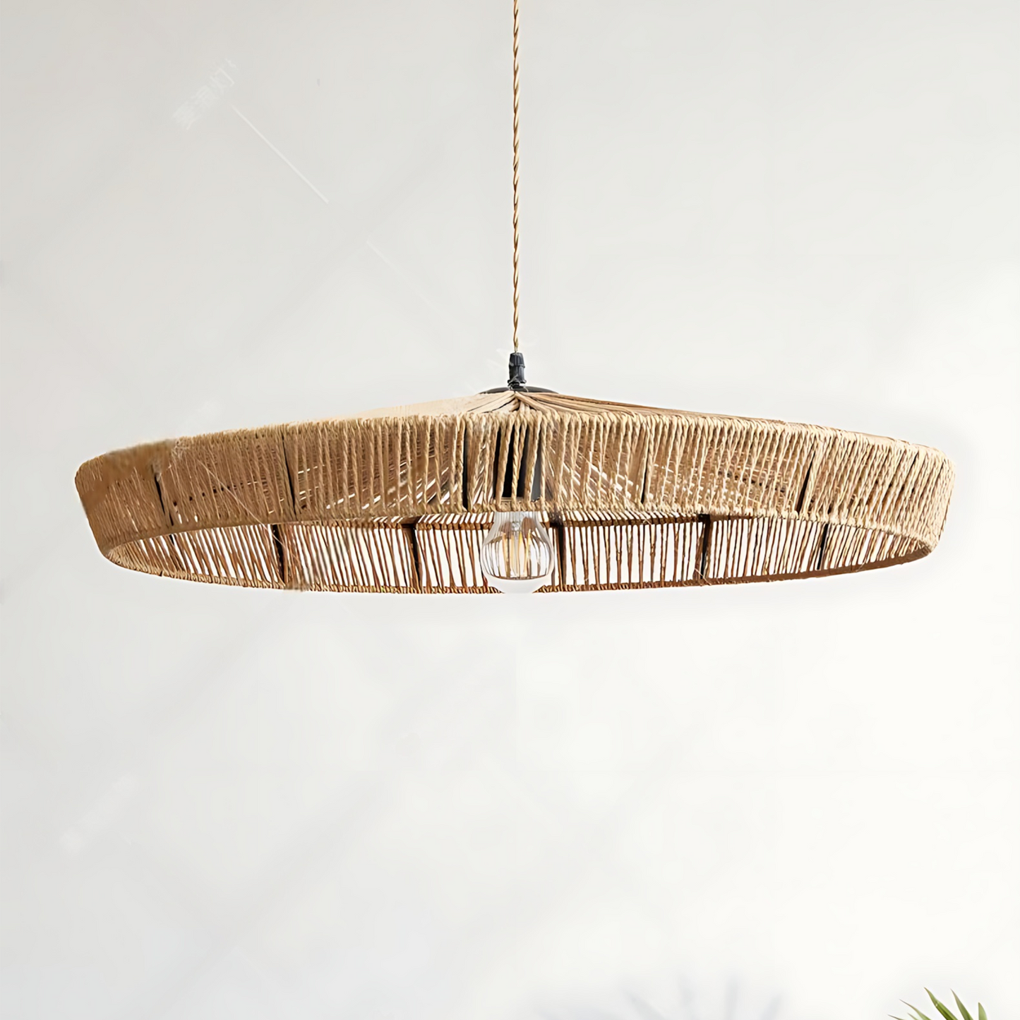 Wabi-Sabi Hemp Dining Pendant Lamp