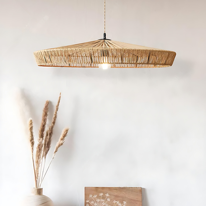 Wabi-Sabi Hemp Dining Pendant Lamp