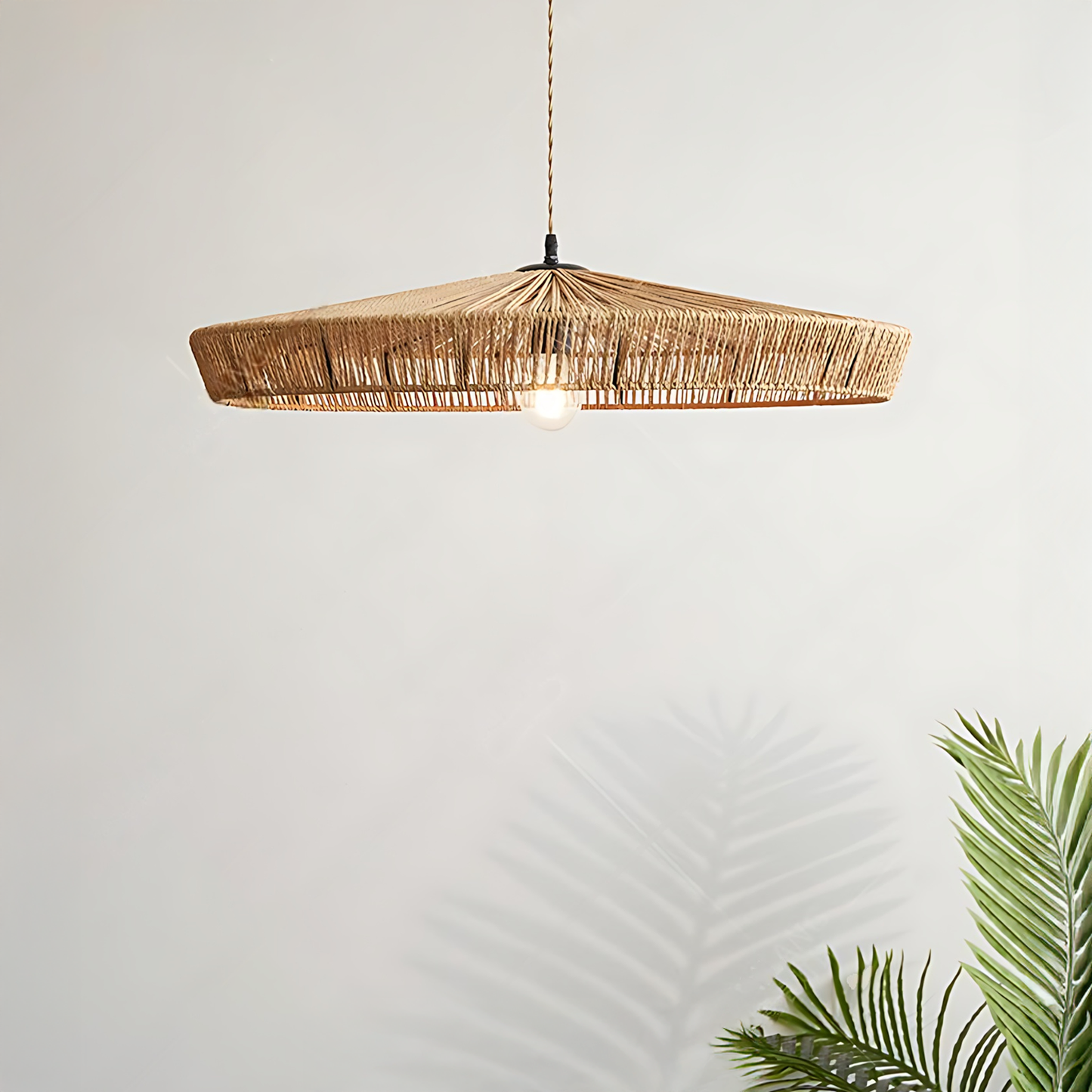 Wabi-Sabi Hemp Dining Pendant Lamp