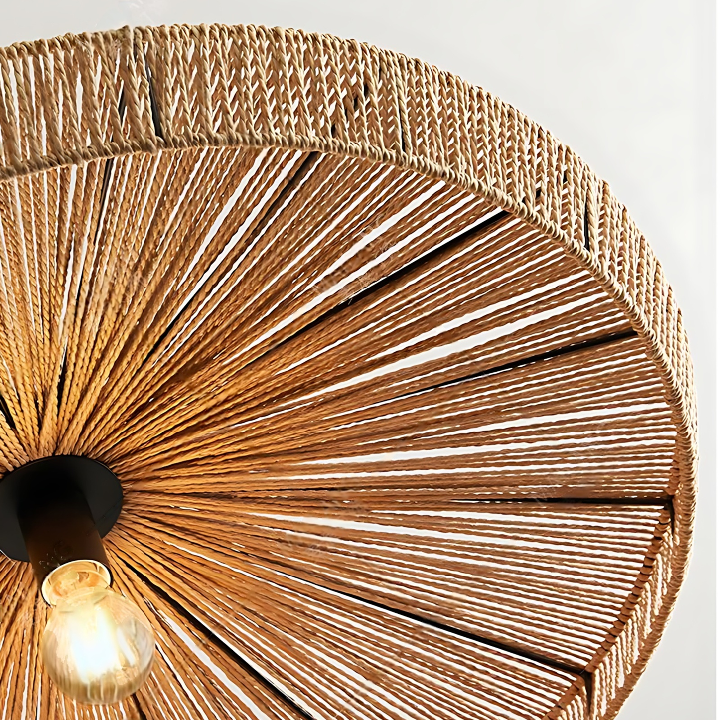 Wabi-Sabi Hemp Dining Pendant Lamp