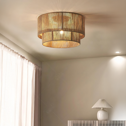 Wabi-Sabi Hemp Nest Ceiling Lamp