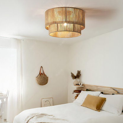 Wabi-Sabi Hemp Nest Ceiling Lamp