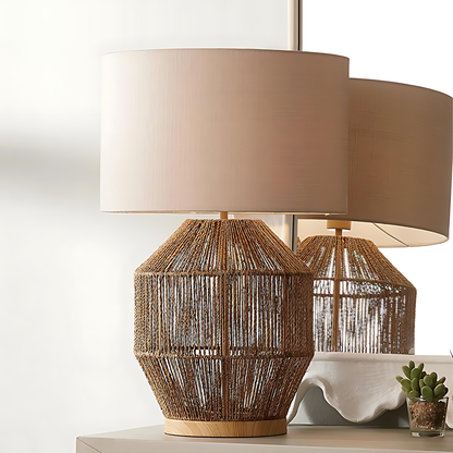 Wabi-Sabi Hemp Quiet Table Lamp