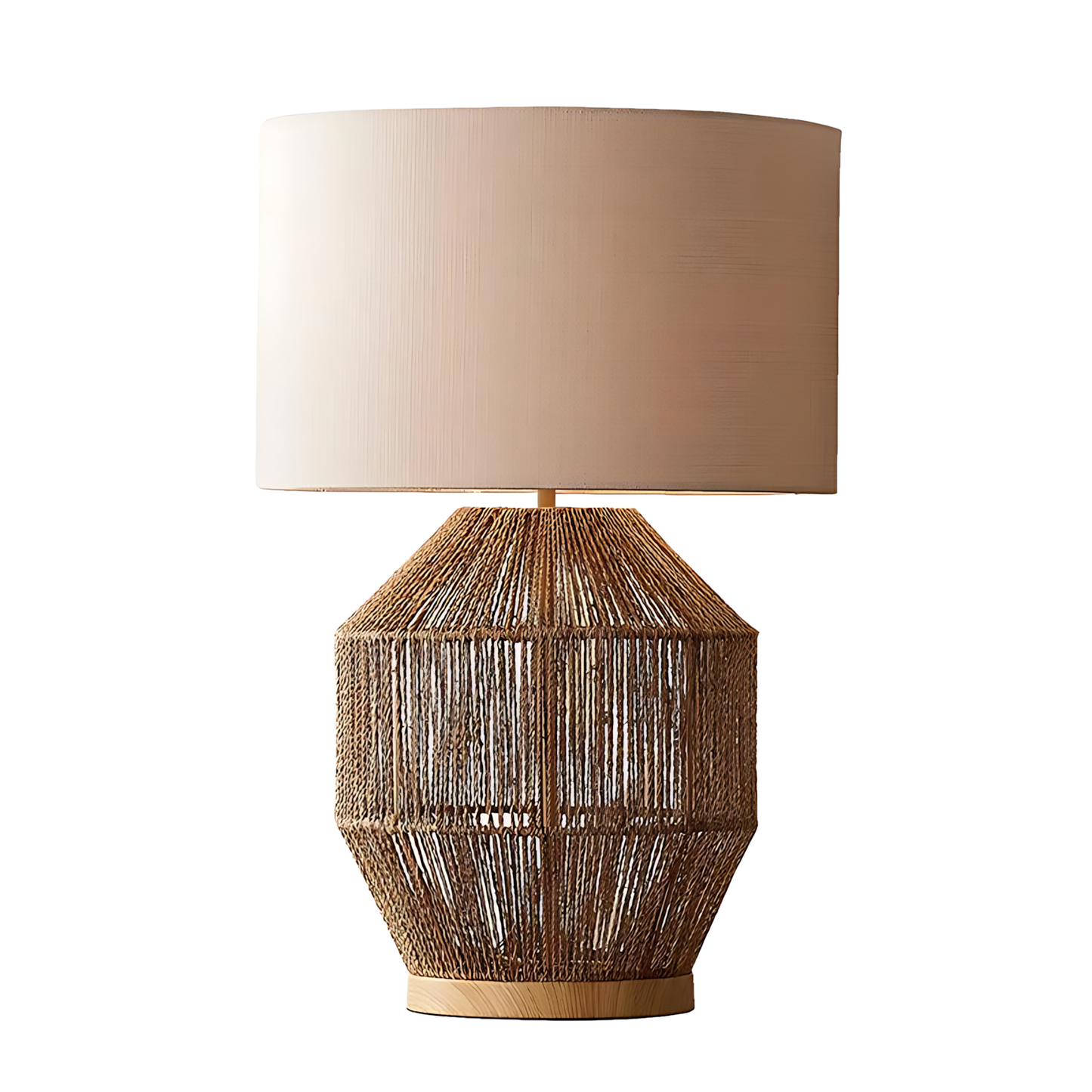 Wabi-Sabi Hemp Quiet Table Lamp