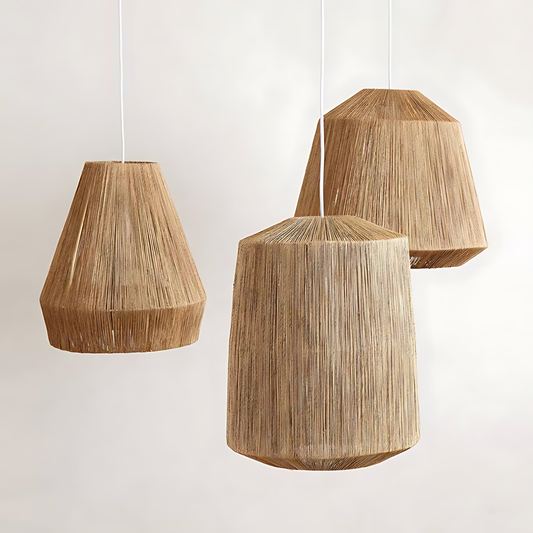 Wabi-Sabi Hemp Suite Pendant Lamp