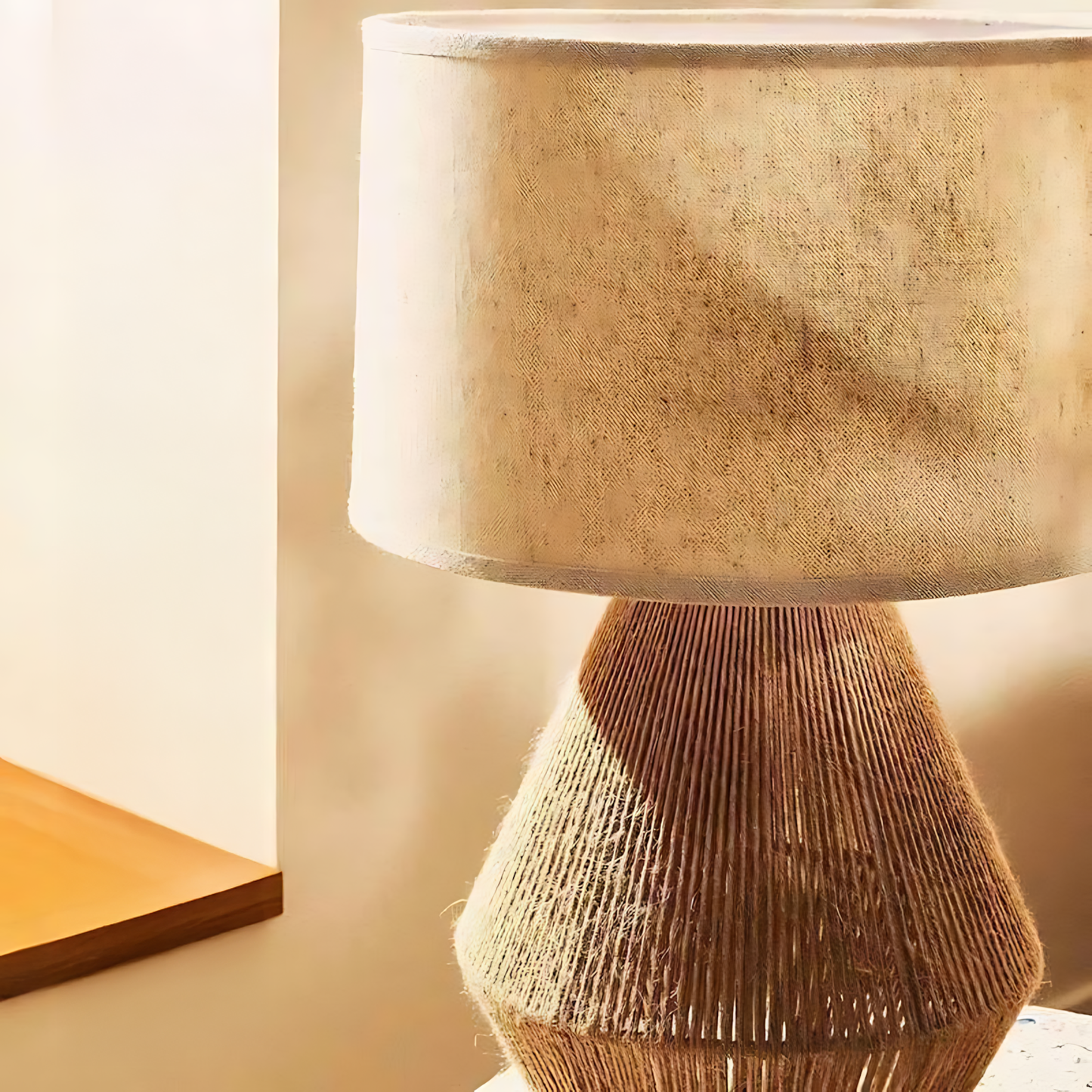 Wabi-Sabi Hemp Villa Table Lamp