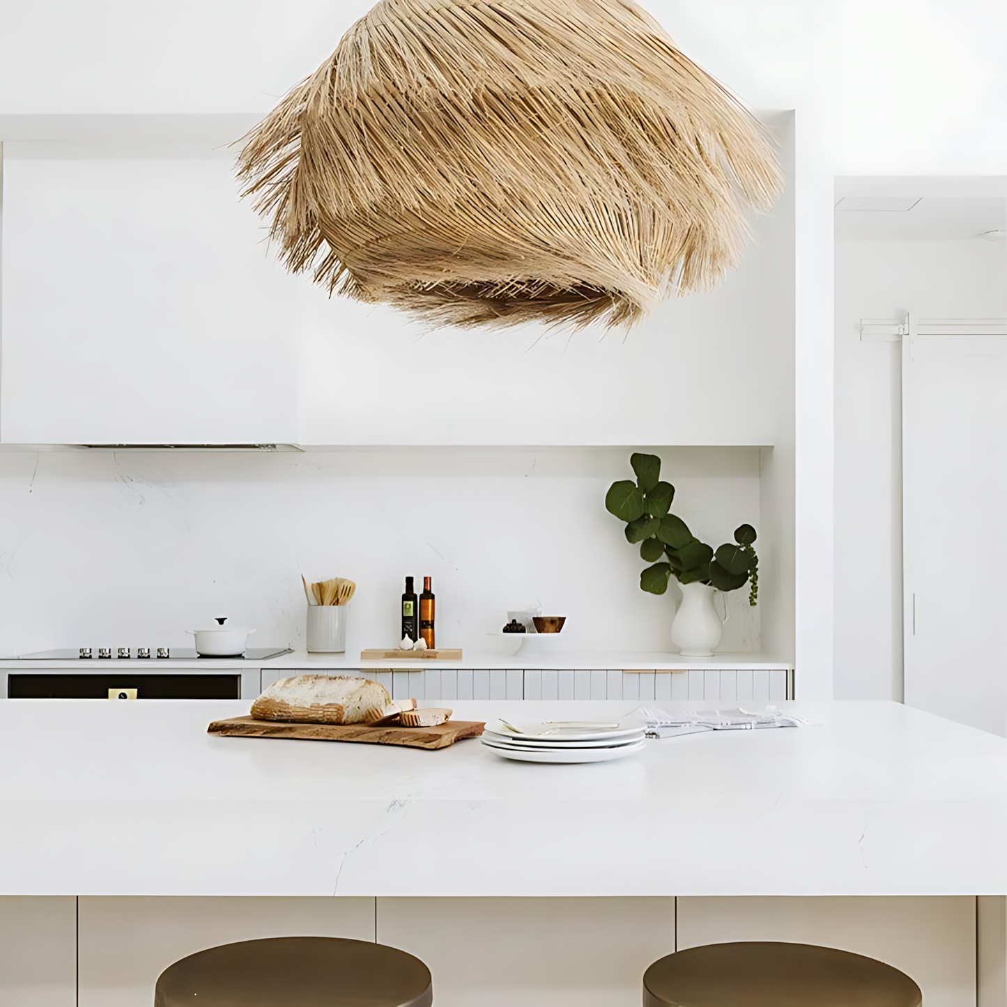 Wabi-Sabi Rattan Island Pendant Lamp