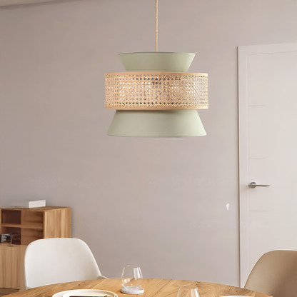 Wabi-Sabi Rattan Kitchen Pendant Lamp