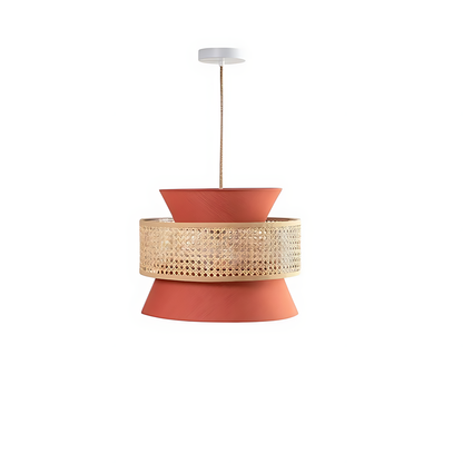 Wabi-Sabi Rattan Kitchen Pendant Lamp