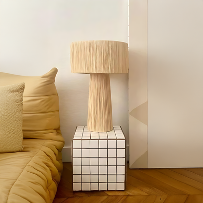 Wabi-Sabi Rattan Rest Floor Lamp