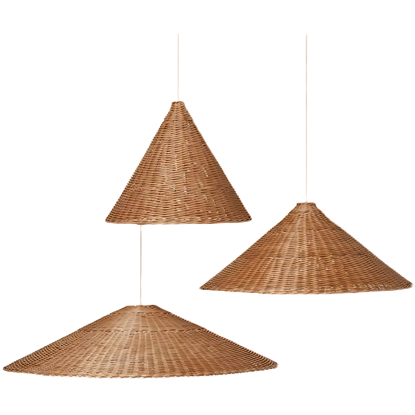 Wabi-Sabi Rattan Serenity Pendant Lamp