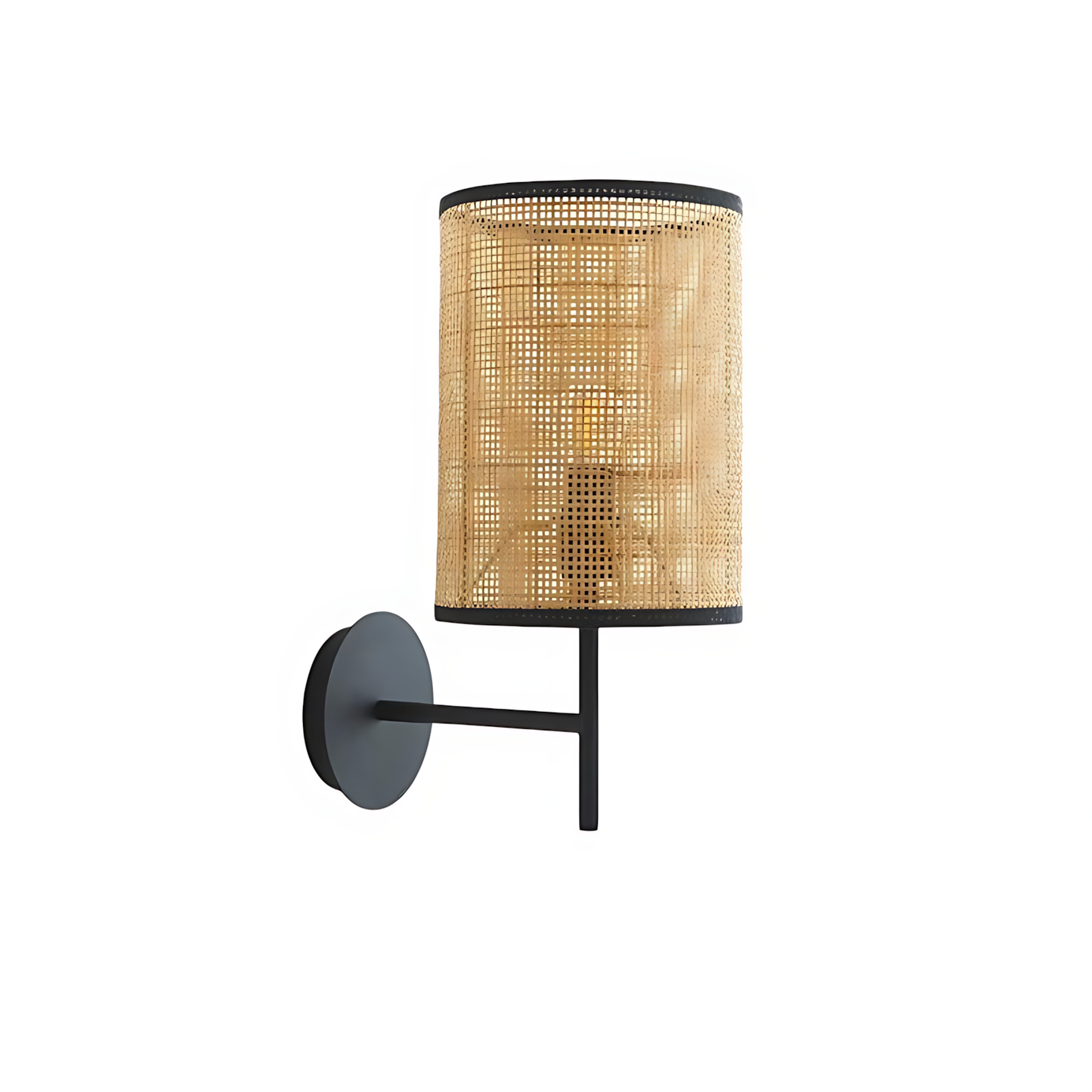 Wabi-Sabi Rattan Sleep Wall Lamp