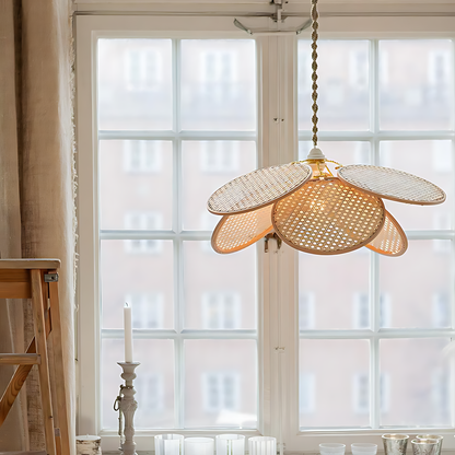 Wabi-Sabi Rattan Slumber Pendant Lamp