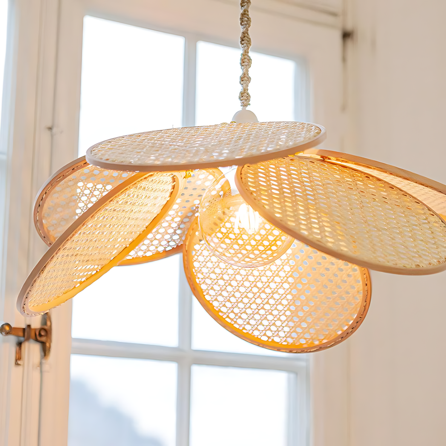 Wabi-Sabi Rattan Slumber Pendant Lamp