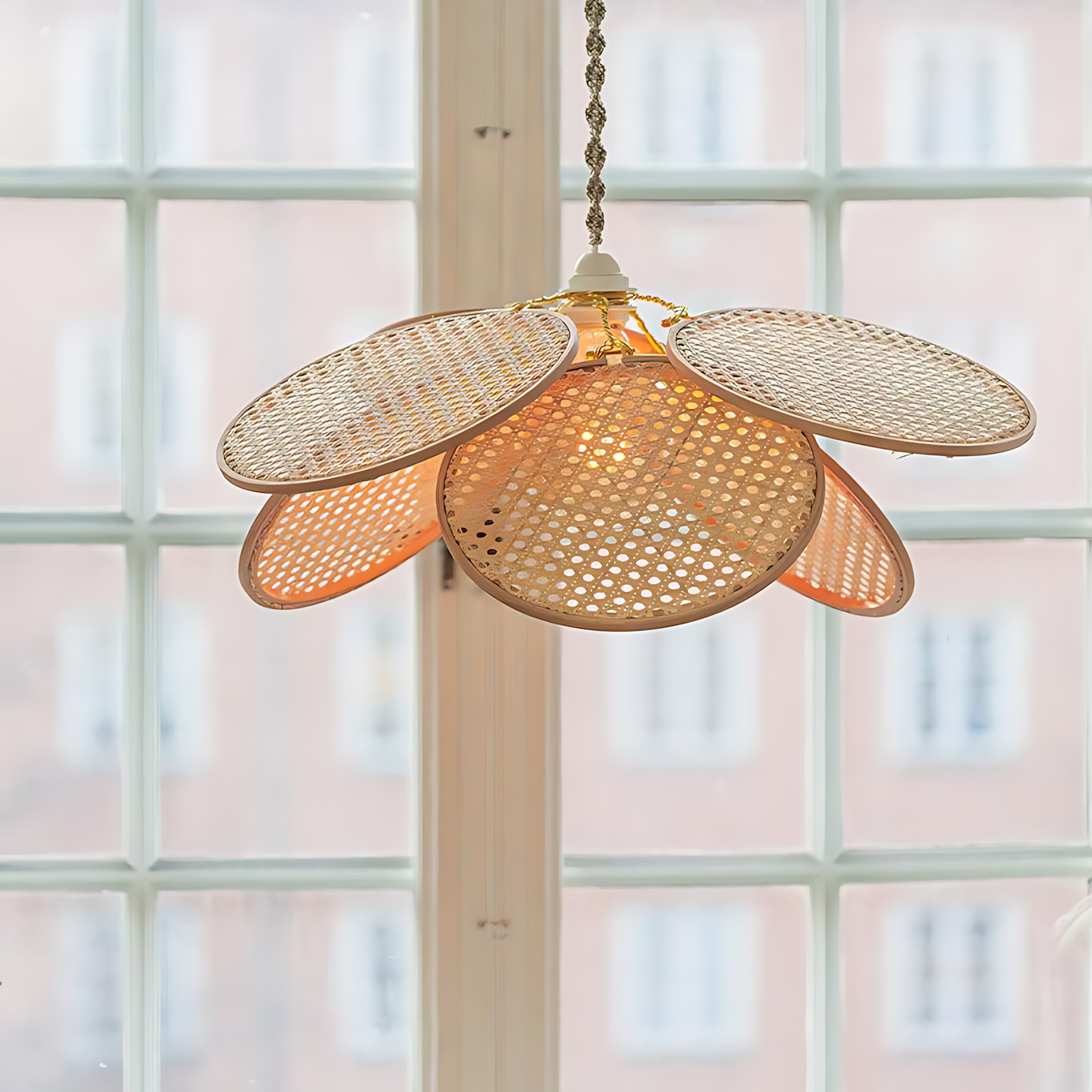 Wabi-Sabi Rattan Slumber Pendant Lamp