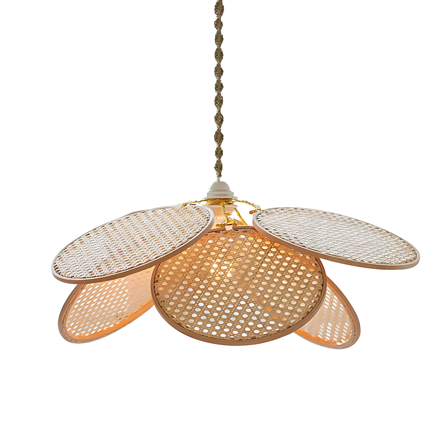 Wabi-Sabi Rattan Slumber Pendant Lamp