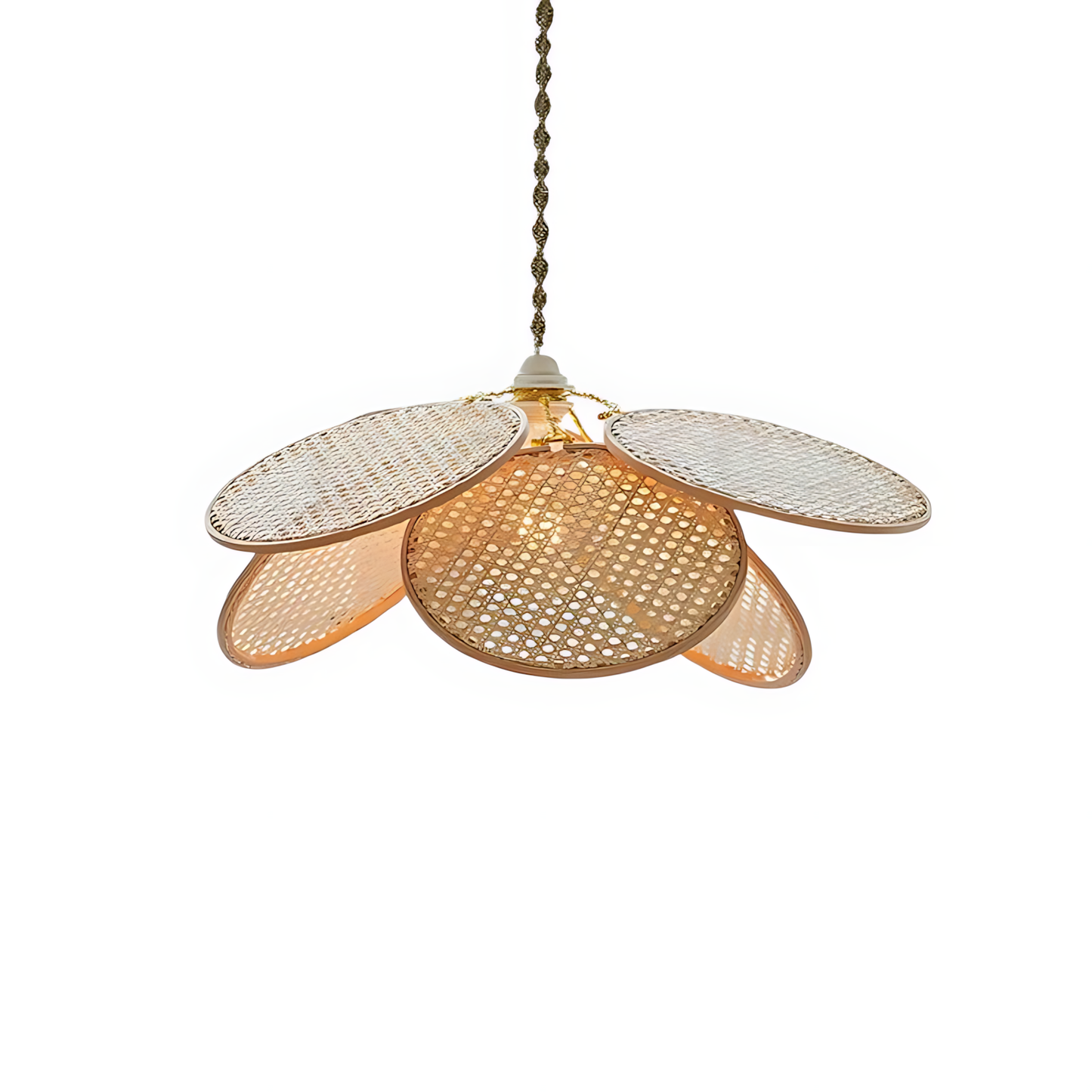 Wabi-Sabi Rattan Slumber Pendant Lamp