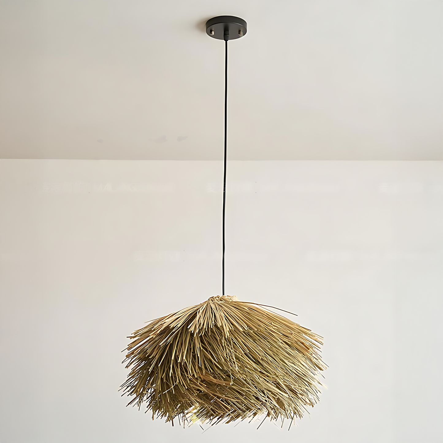 Wabi-Sabi Rattan Supper Pendant Lamp