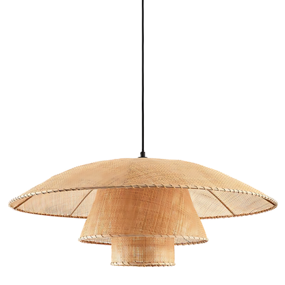 Wabi-Sabi Rattan Tea Pendant Lamp