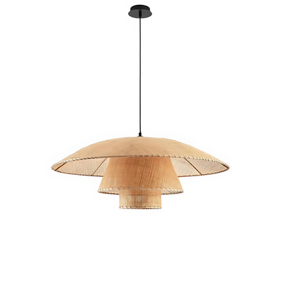 Wabi-Sabi Rattan Tea Pendant Lamp