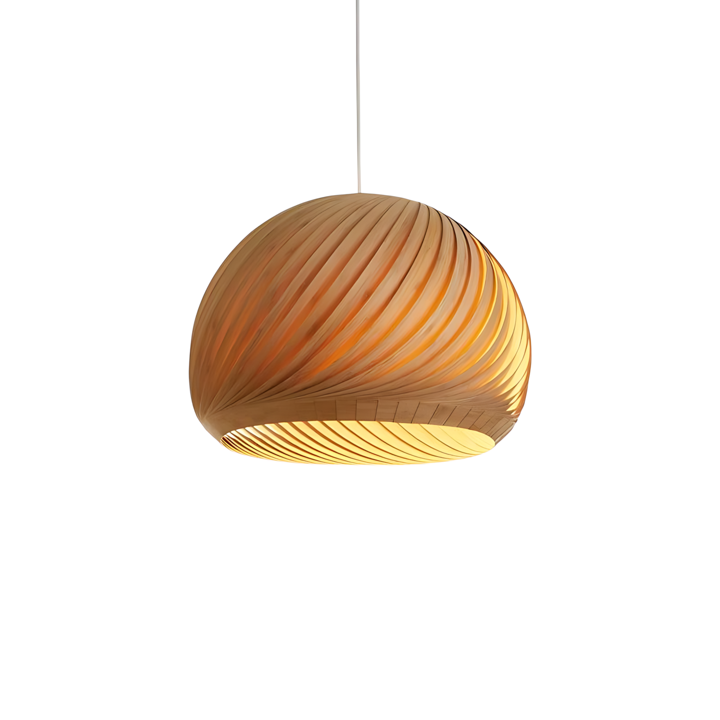 Wabi-Sabi Wood Pub Pendant Lamp