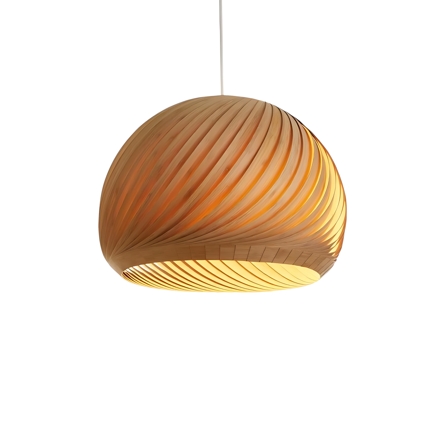 Wabi-Sabi Wood Pub Pendant Lamp