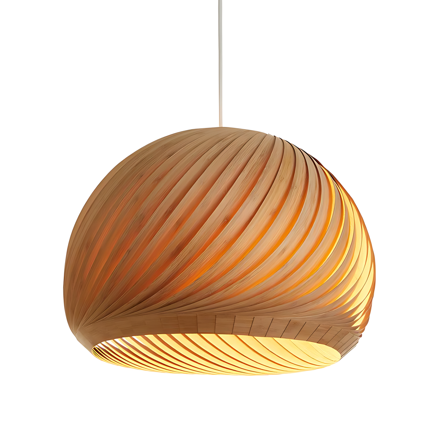 Wabi-Sabi Wood Pub Pendant Lamp