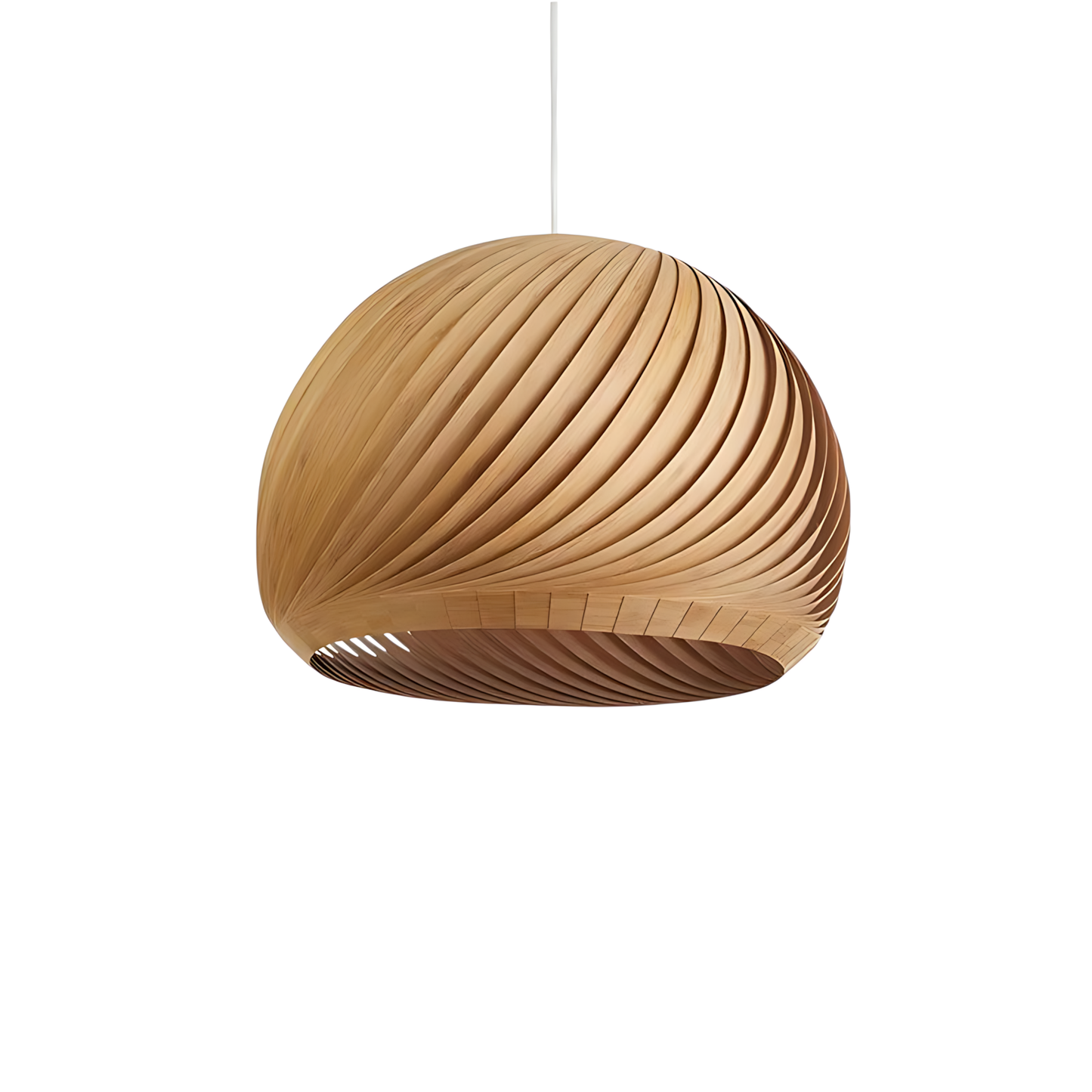 Wabi-Sabi Wood Pub Pendant Lamp