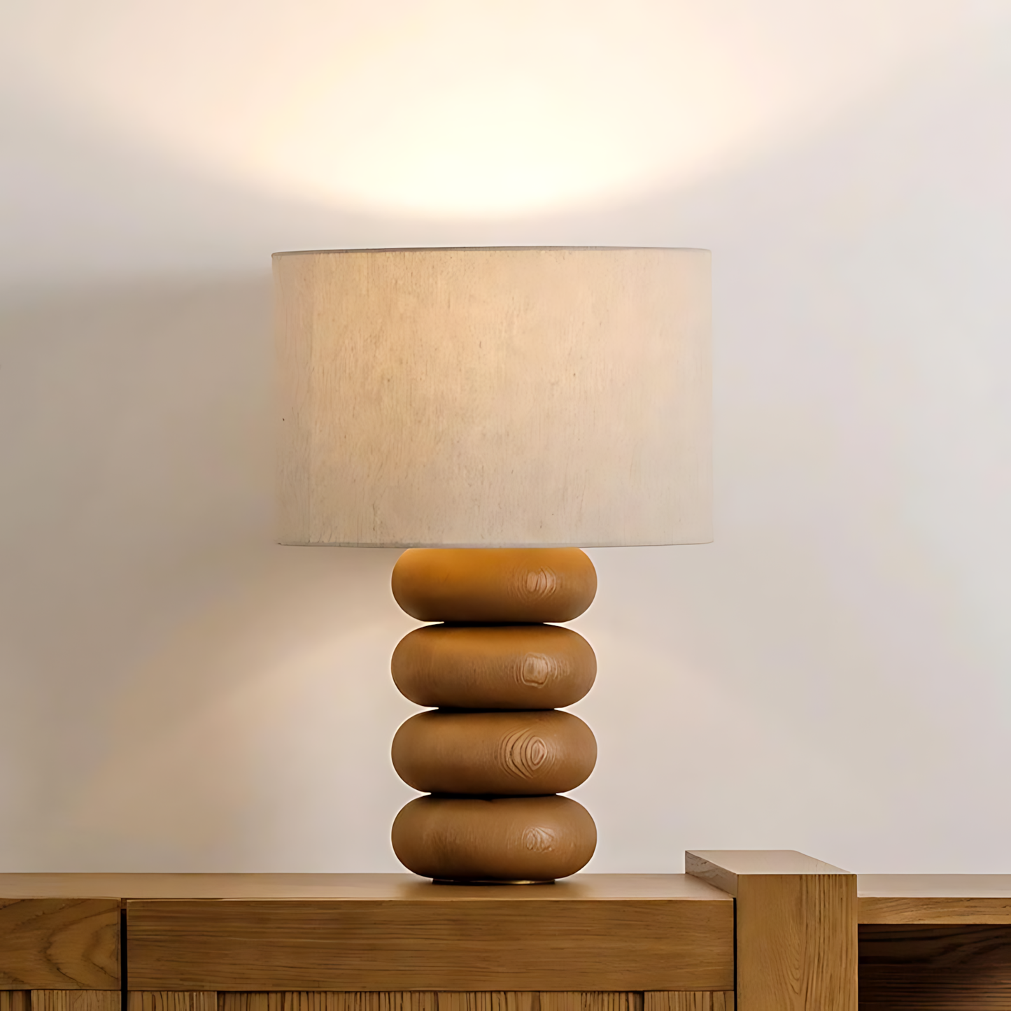 Wabi-Sabi Wood Relaxation Table Lamp