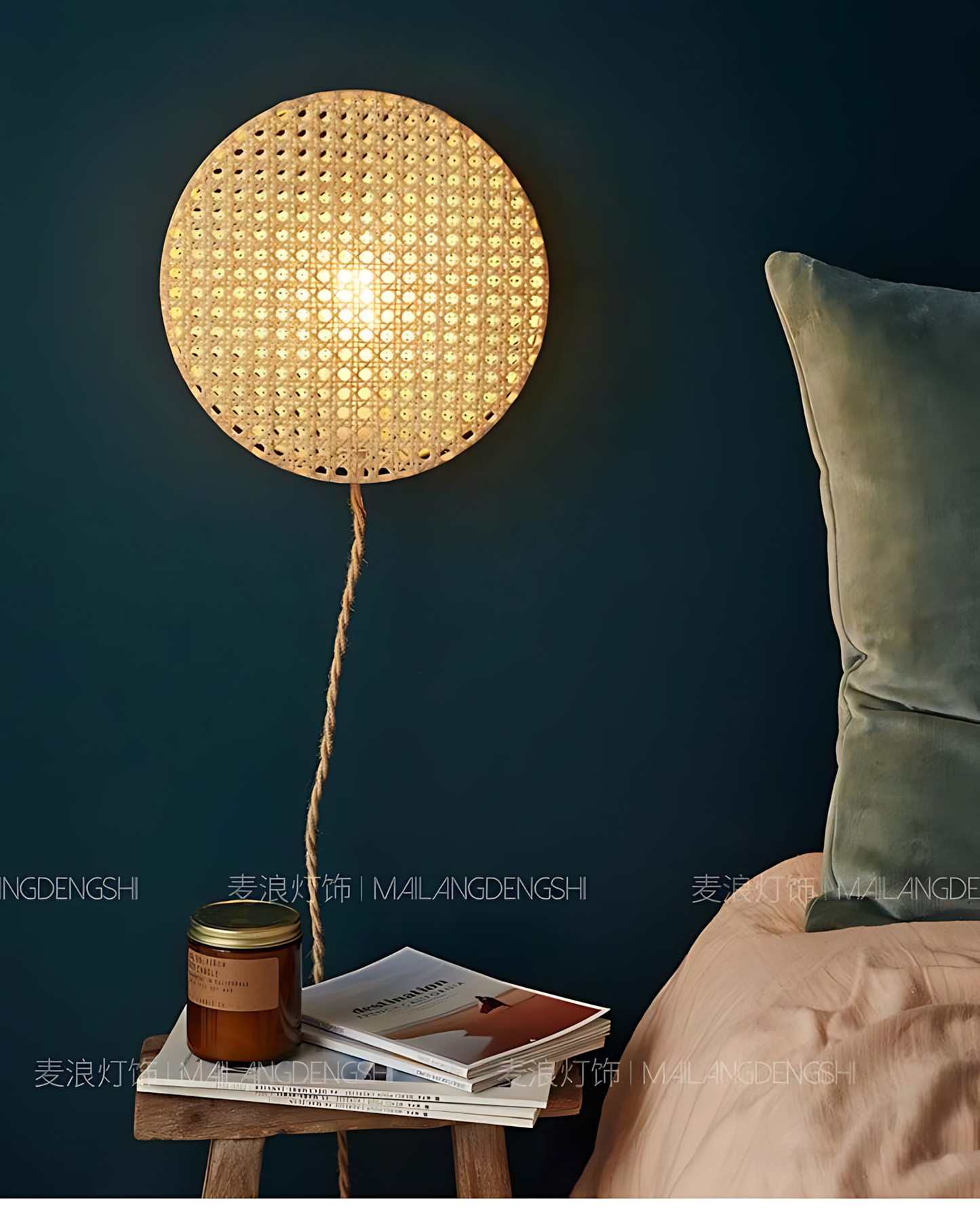 Wabi-Sabi Zen Tea Wall Lamp