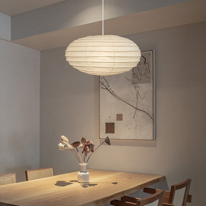 Washi Paper 70EN Traditional Metal Pendant Lamp