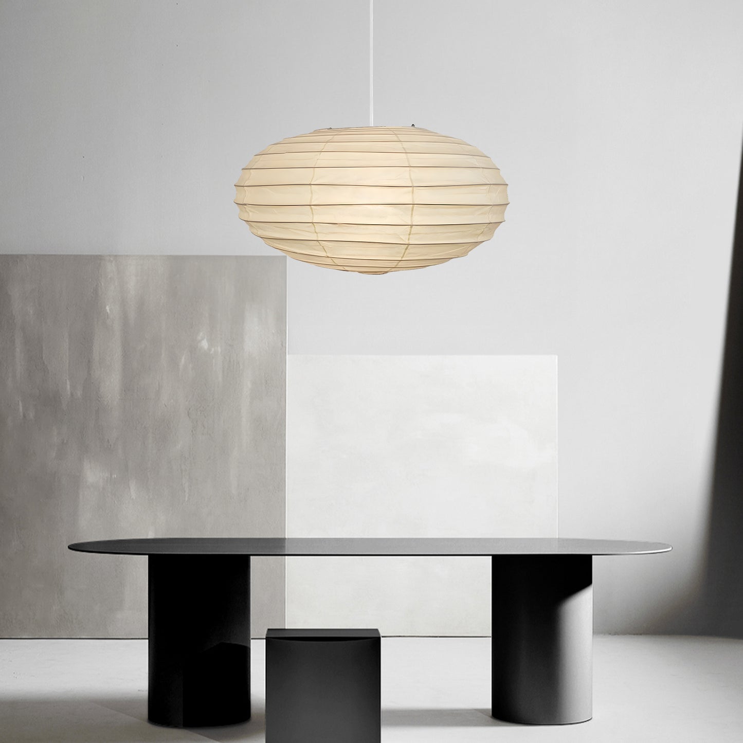 Washi Paper 70EN Traditional Metal Pendant Lamp