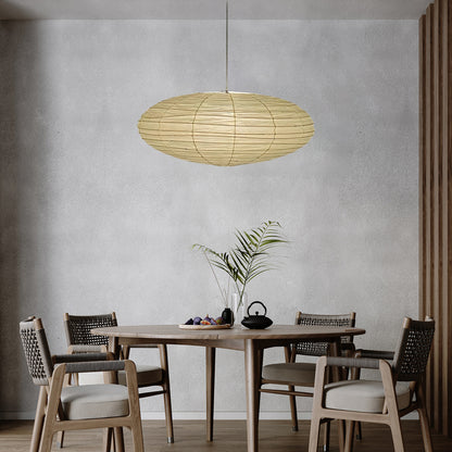 Washi Paper 70EN Traditional Metal Pendant Lamp