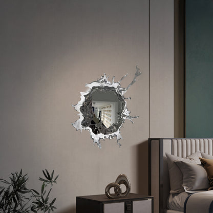 Water Drop Mirror Modern Crystal Wall Lamp