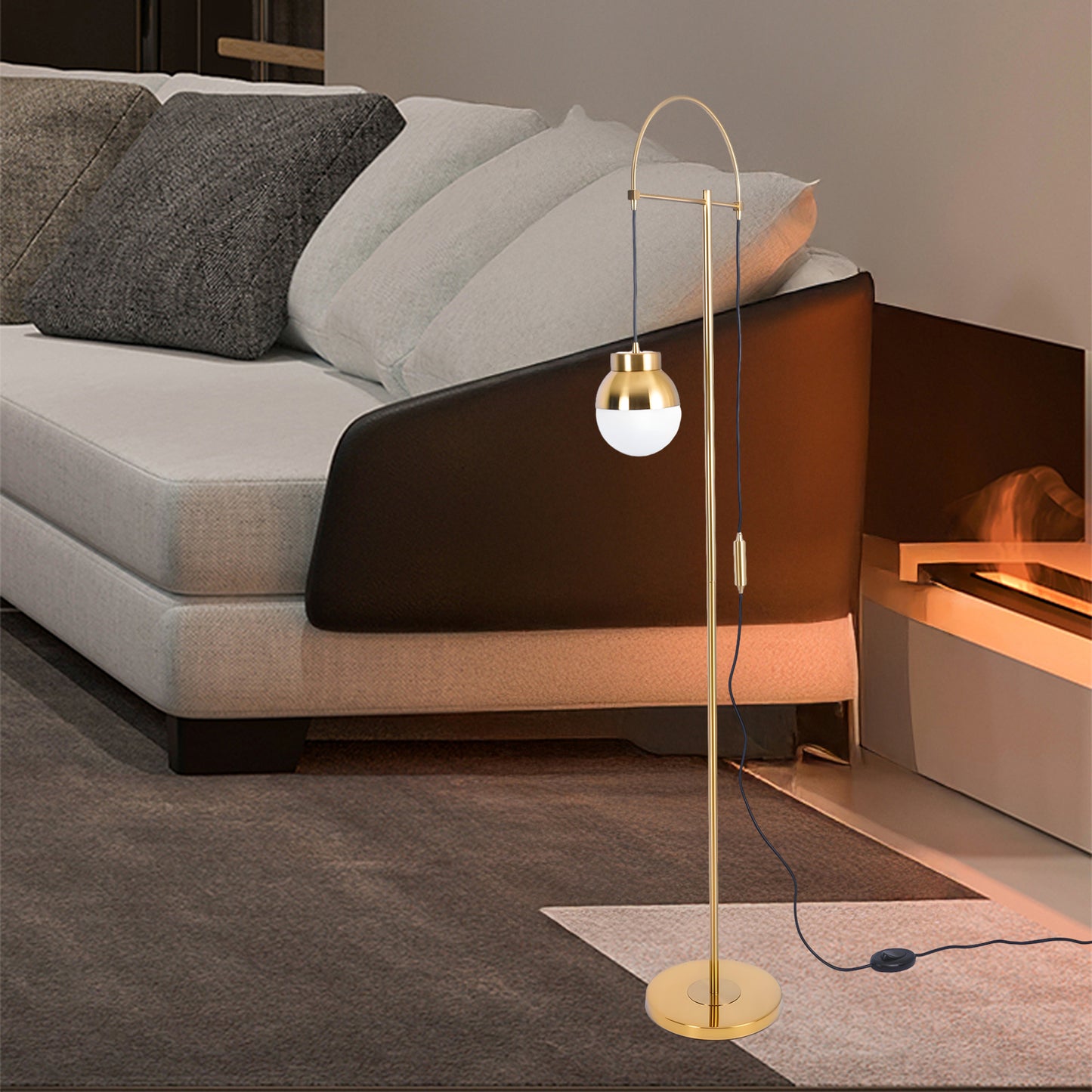 Waterloo Traditional Crystal Floor Lamp